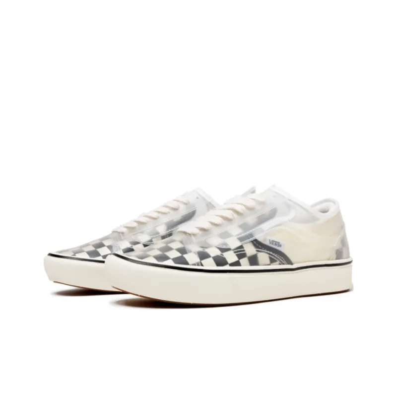 Slip Skool ComfyCush Vans 'Checkerboard White'-2