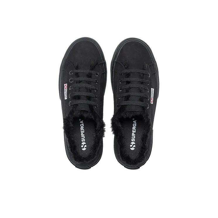 SUPERGA Skateboard Shoes Unisex Low-Top Black-3