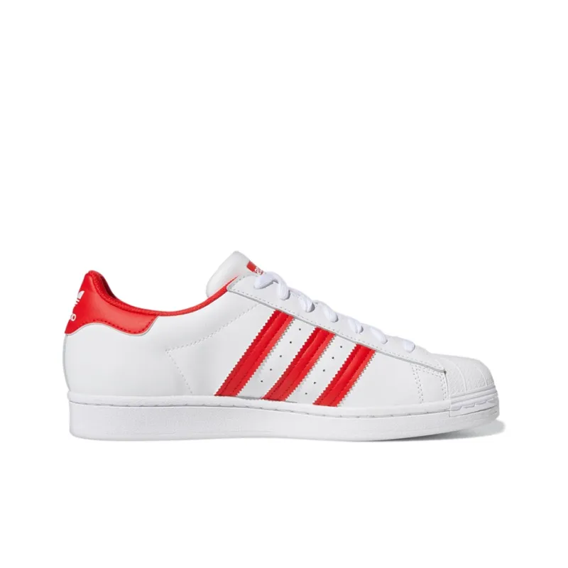 Adidas Superstar Cloud White Vivid Red-1