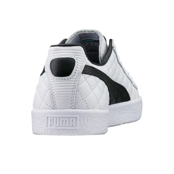 PUMA Clyde Dressed Board Shoes White Women's-3