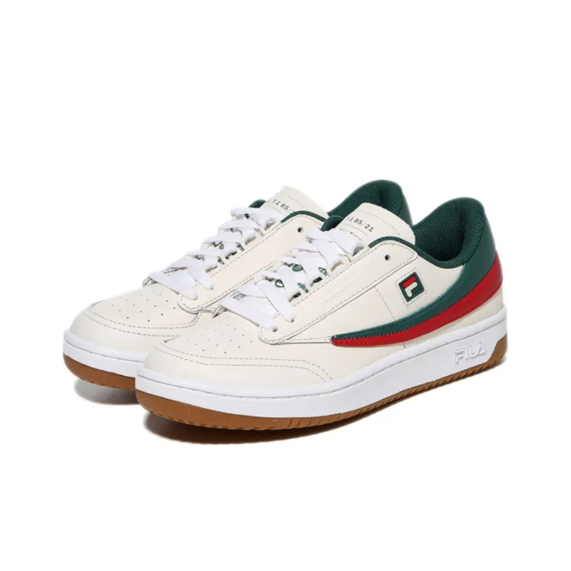 FILA Unisex Low Top Sneakers White/Red/Green-2