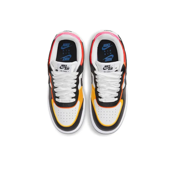 Nike Air Force 1 Low Shadow White Black Multi Color Women's-3