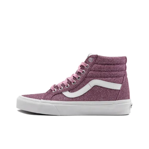 Vans Sk8-Hi Zip Kids 'Lurex Glitter - Pink'