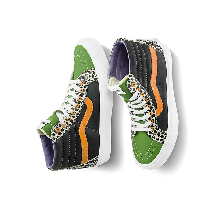 Sk8 Vans Hi Reissue Ef Vlt Lx 'Animal Print Cactus Black'-2