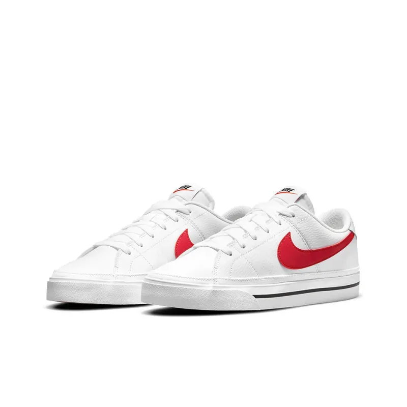 Nike Court Legacy White University Red-2