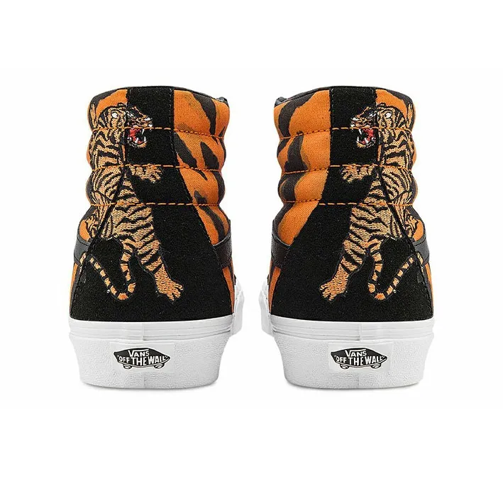 Vans SK8 Hi Reissue Tiger Black Orange-4