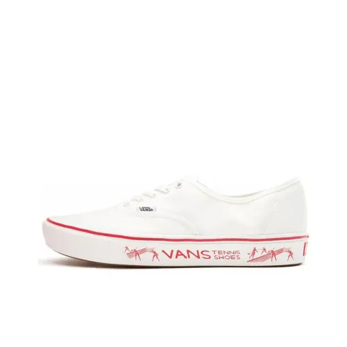 Vans Authentic Penn X ComfyCush 'Blanc De Blanc Red'