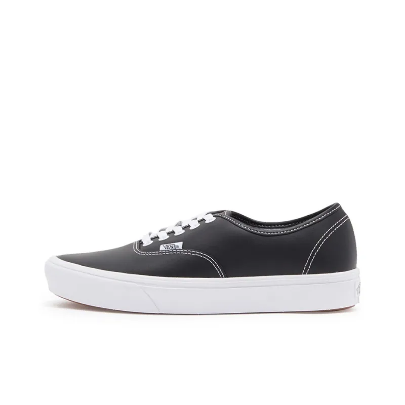 Vans ComfyCush Leather Sneaker Black-0