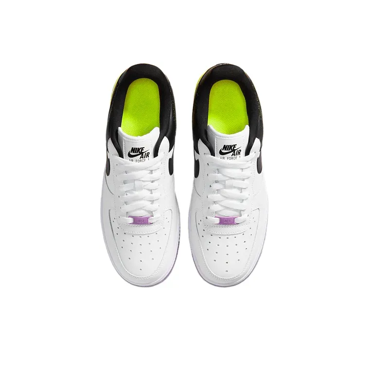 Nike Air Force 1 Low Splatter Barely Volt Fuchsia Glow Women's-3