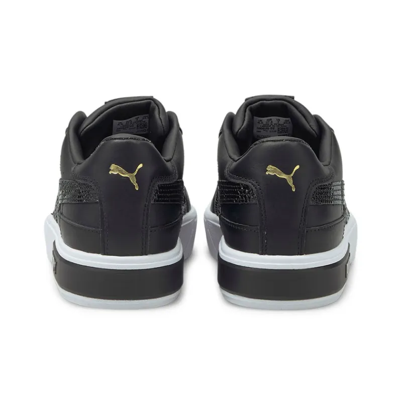 PUMA Cali Star Snake Sneakers Black/White Women's-3