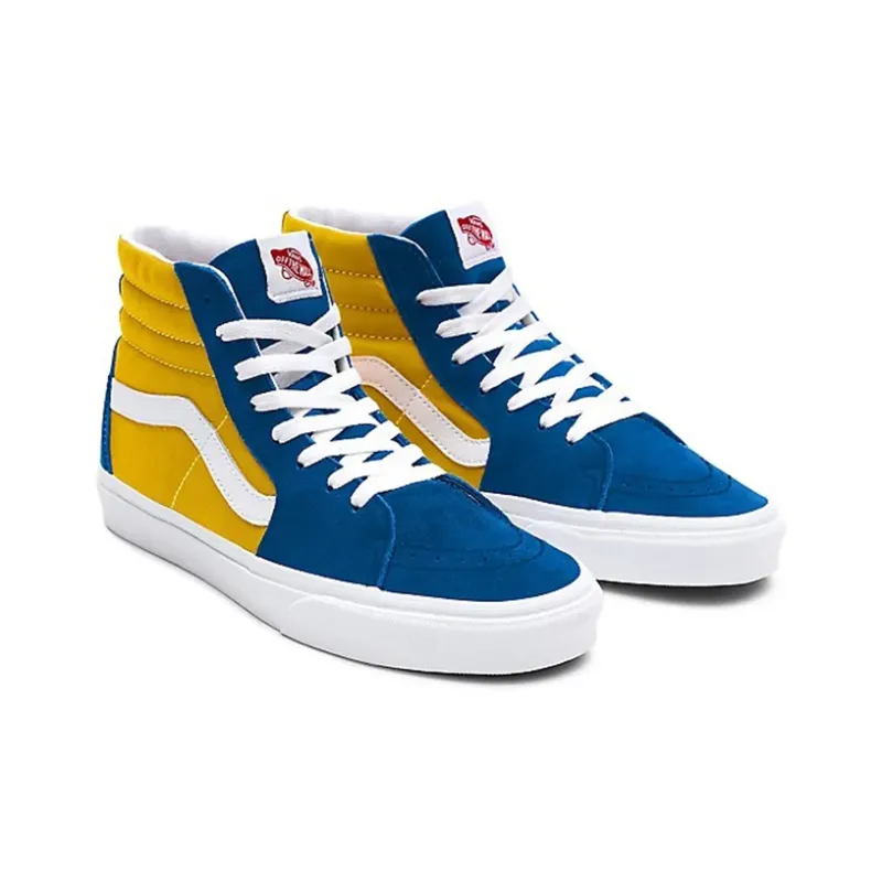 Vans Customs Color Block Sk8 hi 'Blue Yellow'-2