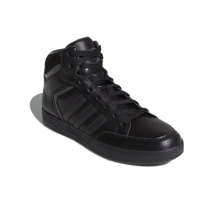 Adidas Originals Varial Mid Abrasion Resistant Mid Top Skateboard Shoes Men's Black-2