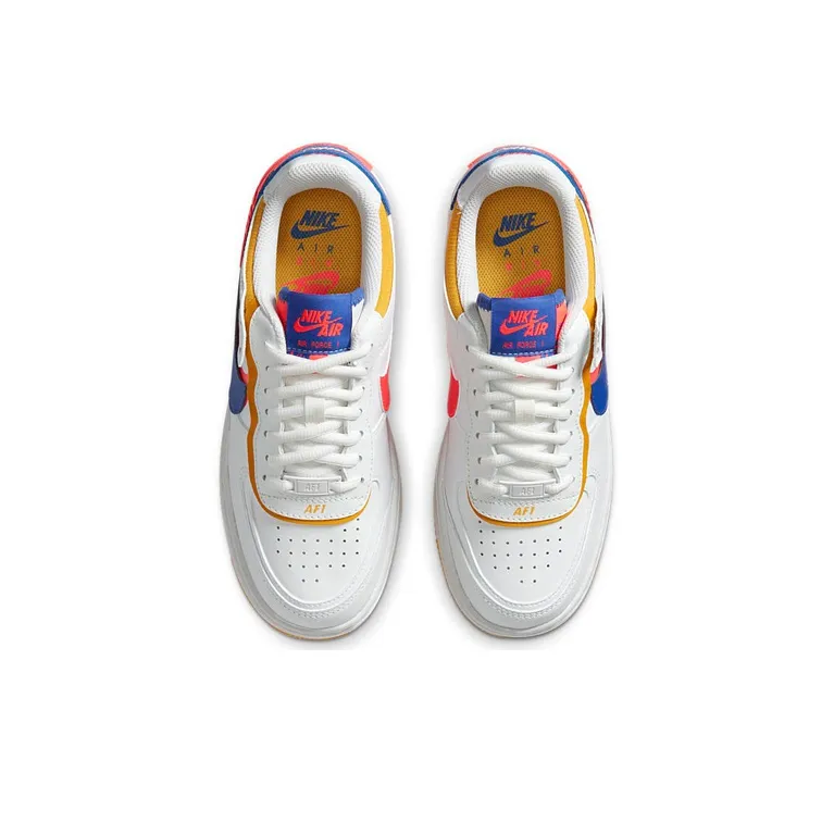 Nike Air Force 1 Low Shadow White Flash Crimson Astronomy Blue Women's-3