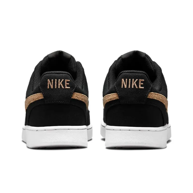 Nike Court Vision Low Canvas 'Black Cork'-4