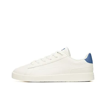 Anta Non slip Lightweight Low Top Skateboard Shoes Men's White Blue