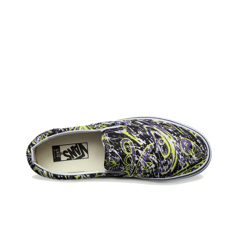 Vans Classic Slip On Multi Color 'Black Green Purple'-2
