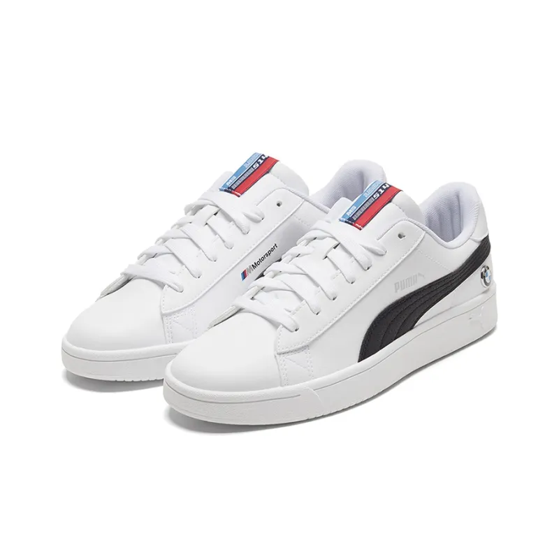 PUMA Bmw Motorsport Court White/Black/Red Casual Board Shoes-2