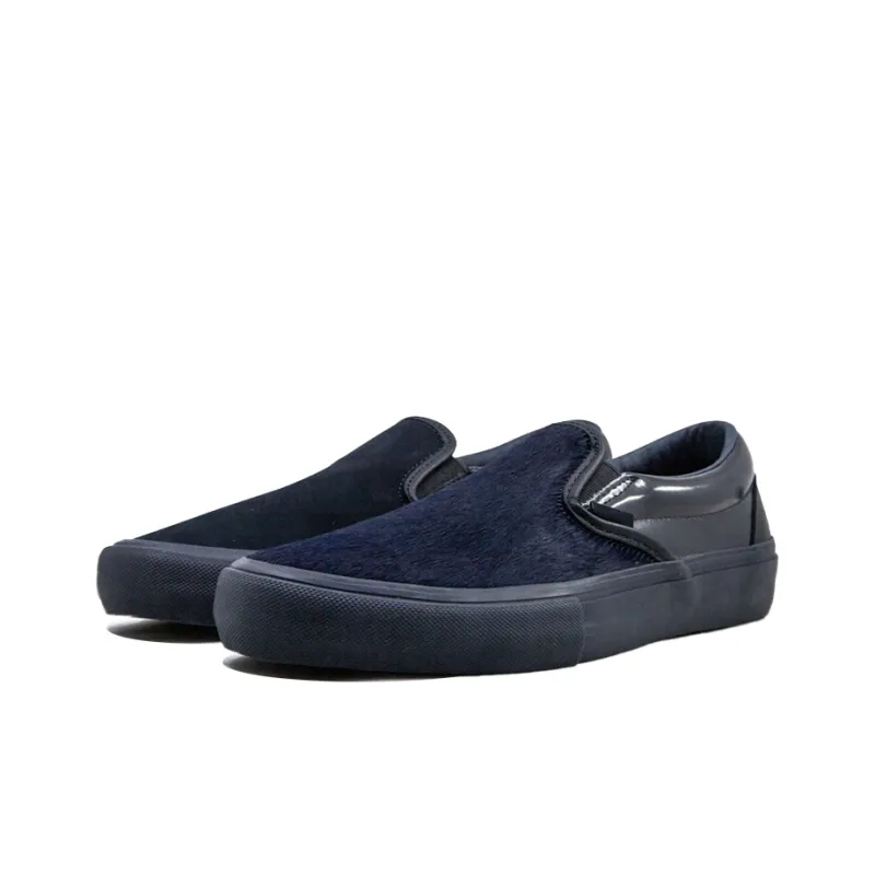 Vans Slip On Engineered Garments Mismatched Cow Hair Blue-1