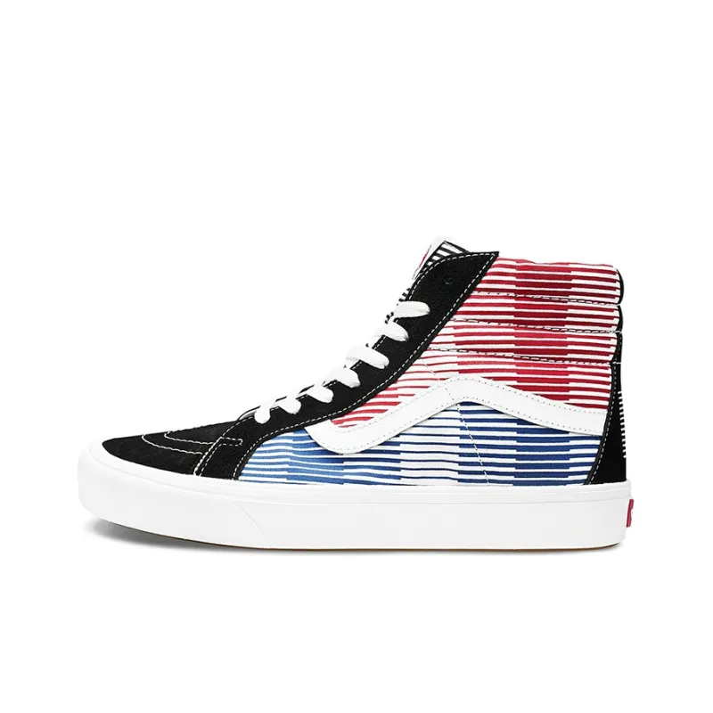 Vans Comfycush SK8 Hi Reissue 'Black Red Blue'-0