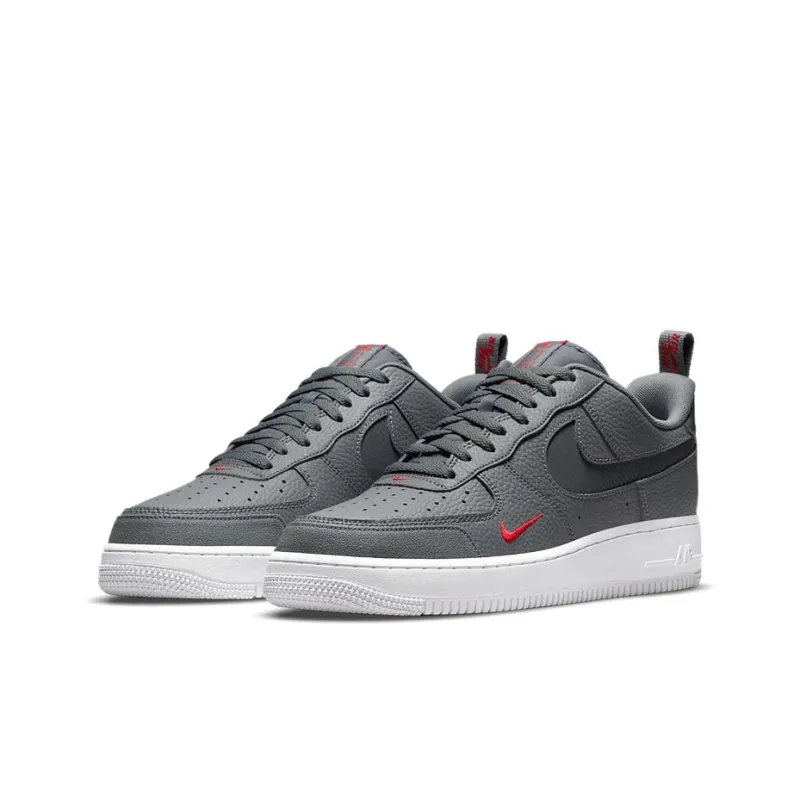 Nike Air Force 1 Low LV8 Smoke Grey Red Reflective Swoosh-2