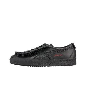 Onitsuka Tiger Mexico Delegation Wear Resistant Low Top Skateboard Shoes Unisex Black