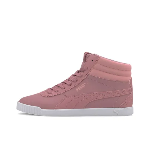 PUMA Carina Slim Mid Softfoam + Pink/White Women's