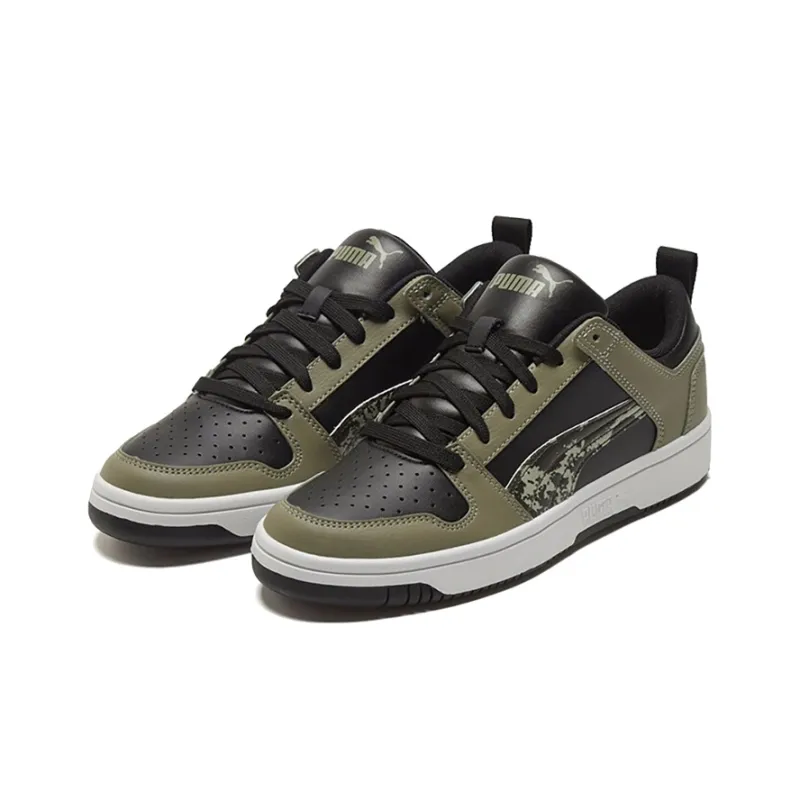 Puma Rebound LayUp Low Black Desert Sage-2