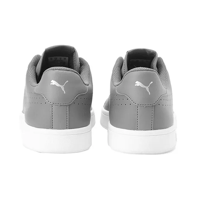 PUMA Smash V2 L Perf Grey/White Women's-3