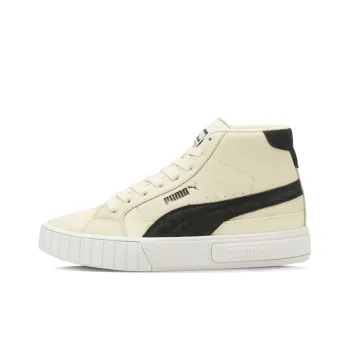 PUMA Cali Star Mid Ws Wear-resistant And Lightweight Mid-Top Skateboard Shoes Women's Cream
