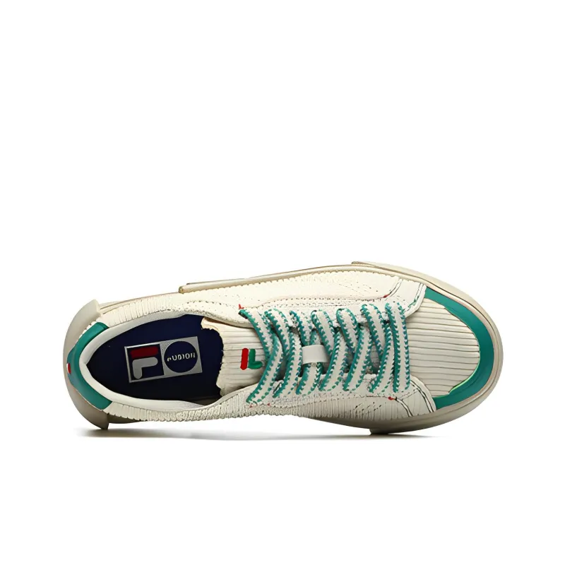 FILA FUSION Pop Skate Shoes 'Cream White Green' Women's-1