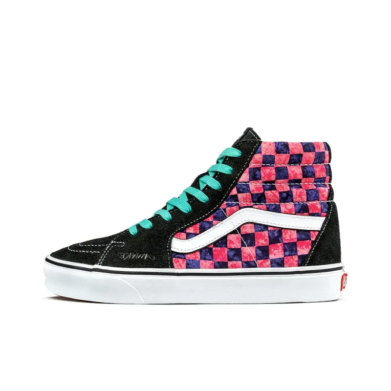 Vans Awake Ny X Sk8 Hi 'Pink Checkerboard'-0