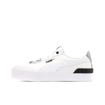 PUMA Carina Lift Casual Shoes For White/Black Women's