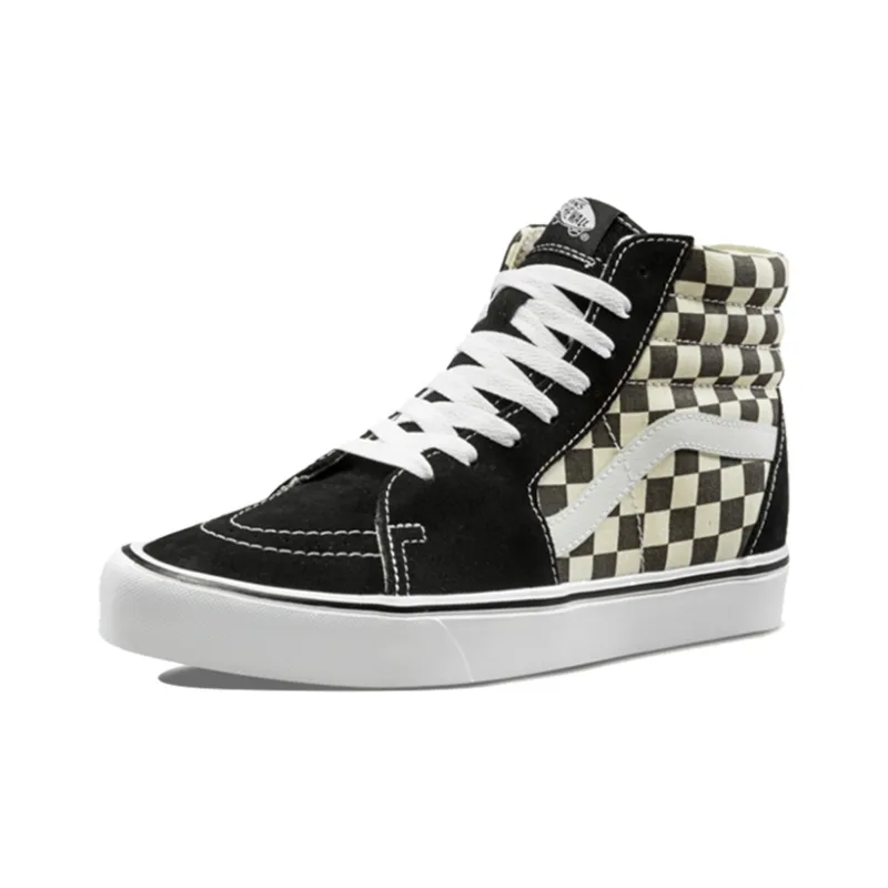 Vans SK8 Hi Lite Black White Checkerboard-2
