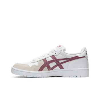 Asics JAPAN S Wear-Resistant Slip-Resistant Lightweight Low-Top Skateboard Shoes Women's White Purple