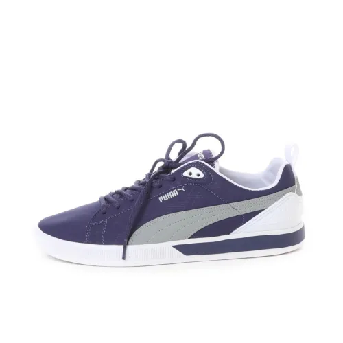 PUMA Suede Skateboard Shoes Men Low-Top Purple