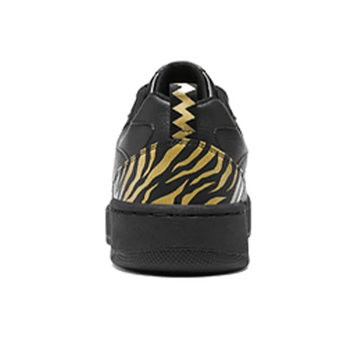 Skechers Sport Anti-Slip Wear-Resistant Low-Top Skateboard Shoes Men's Black Gold-3
