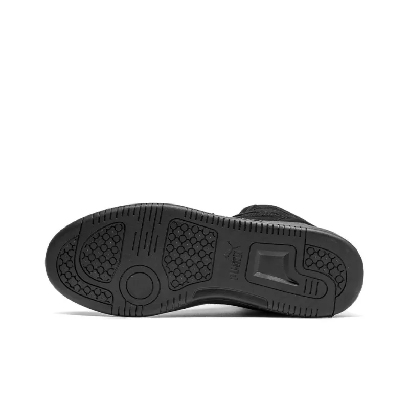 PUMA Rebound Layup Skateboard Shoes Men High-Top Black-4