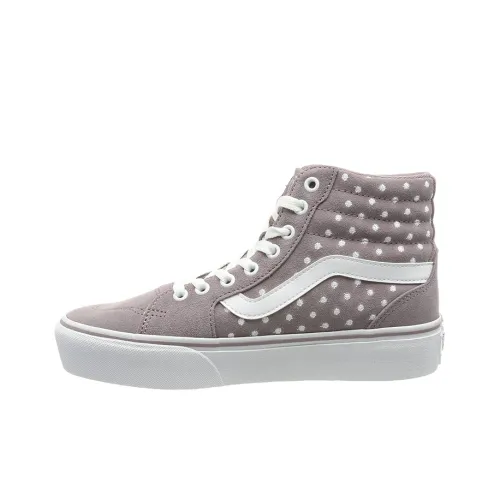 Vans Filmore Skateboard Shoes Women's High-Top Gray