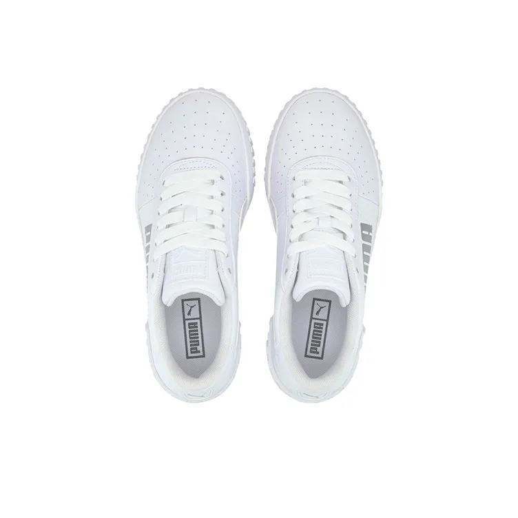 PUMA Cali Statement White/Silver Women's-2