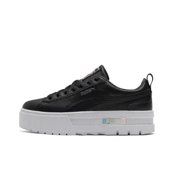 PUMA Mayze Lth Iridescent Sneakers Black/White Women's