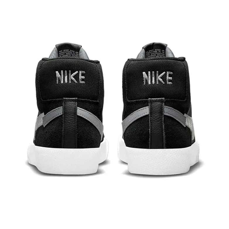 Nike Blazer Mid Mosaic Black Grey-4