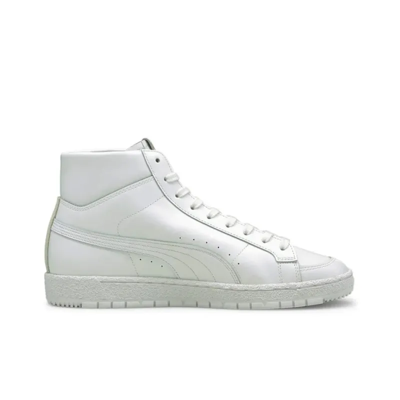 PUMA Ralph Sampson 70 Mid Suit Trainers Board Shoes White-1