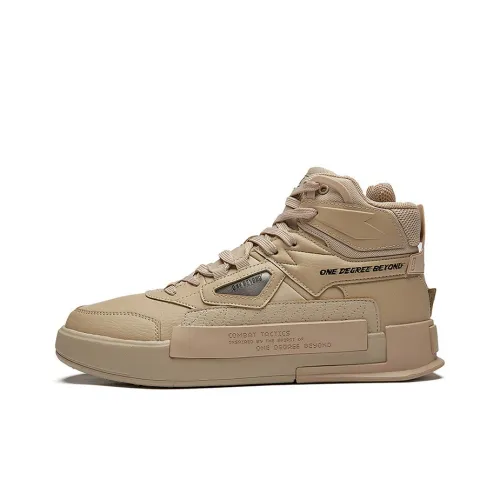 361° Warm High Top Skateboard Shoes Men's Umber Black
