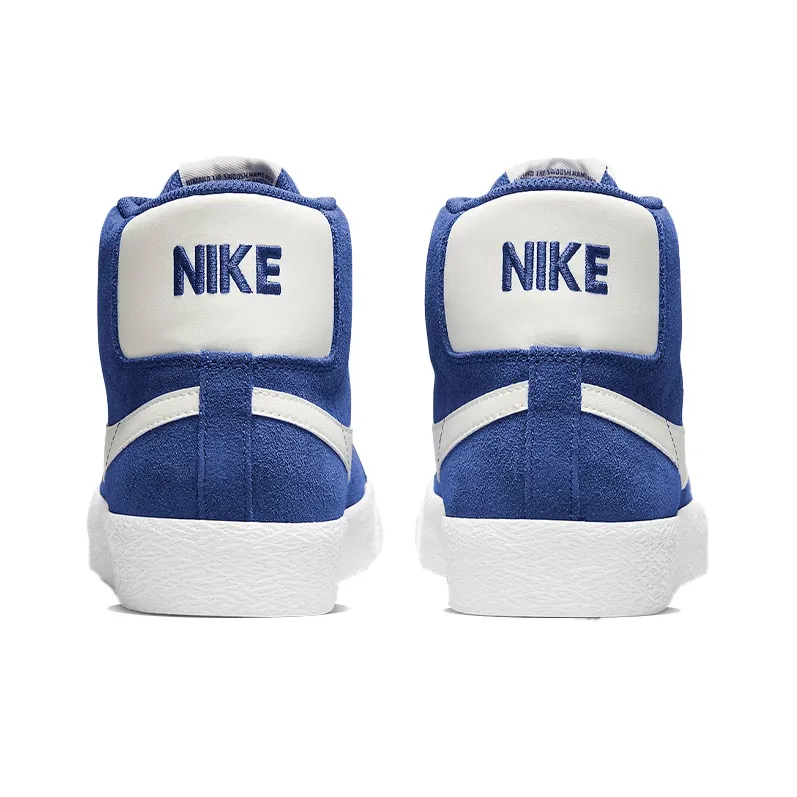Nike Sb Blazer Mid Royal Blue White-4