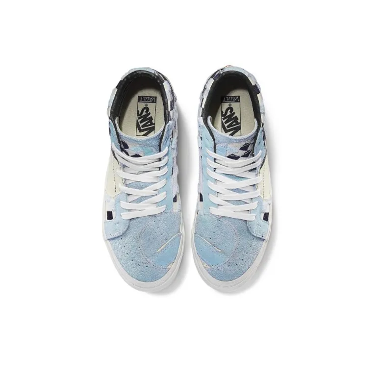 Vans SK8 Hi Lx 'Bricolage Pack Cool Blue'-2