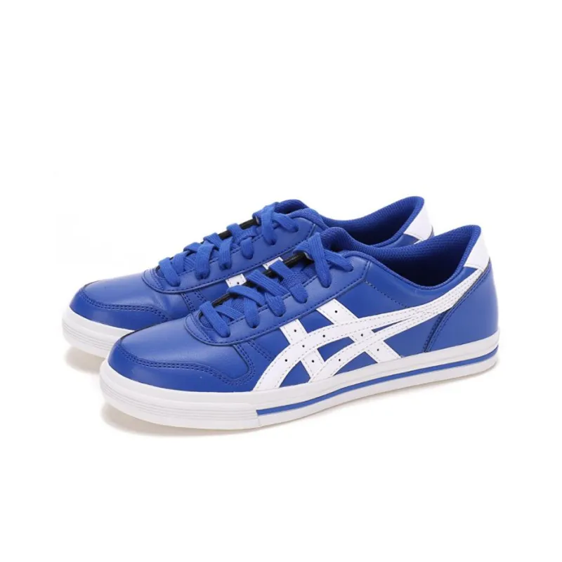 Asics Aaron Slip Resistant, Abrasion Resistant, Breathable Low Top Skateboard Shoes Unisex White Blue-2