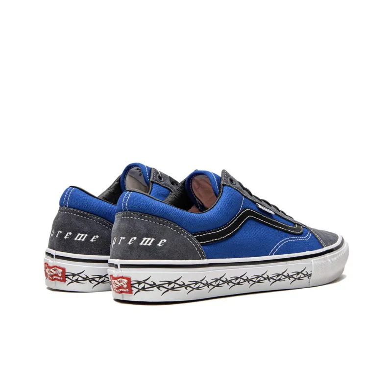Vans Supreme X Old Skool 'Barbed Wire Royal'-3