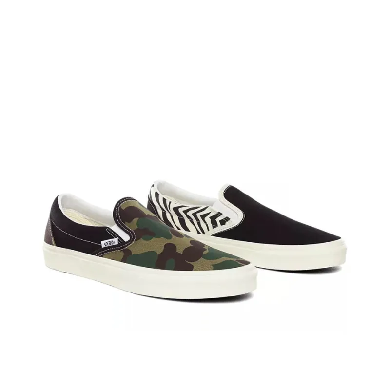 Vans Slip On Classic Mismatched Camo Zebra-3