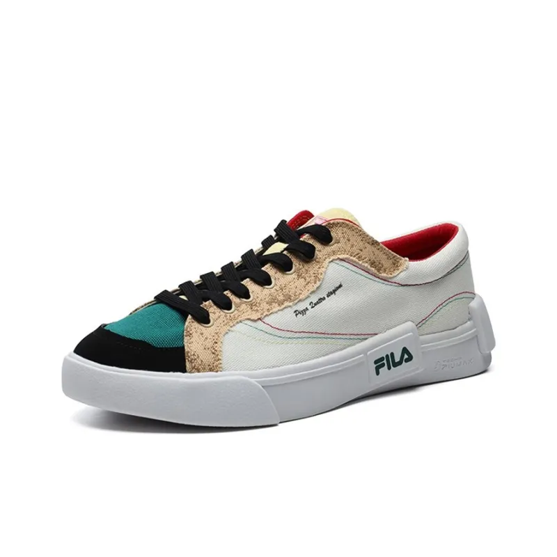 FILA FUSION Shoes 'Beige Teal White' Women's-1