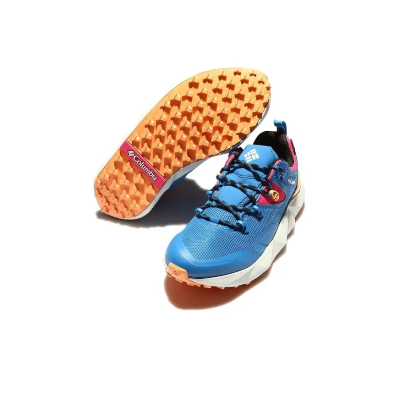 Columbia Abrasion Resistant Coverage Low Top Outdoor Shoes Women's Blue-3